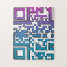 Code QR - Bleu pourpre