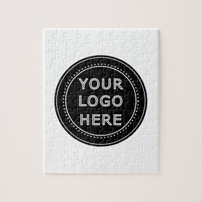 Puzzle Code QR noir élégant et élégant (Vertical)