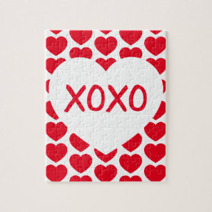 Puzzle Coeur blanc XOXO Valentine Frustrant
