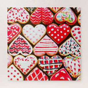 Puzzle Coeur de Saint Valentin Cookies : Amour fait maiso