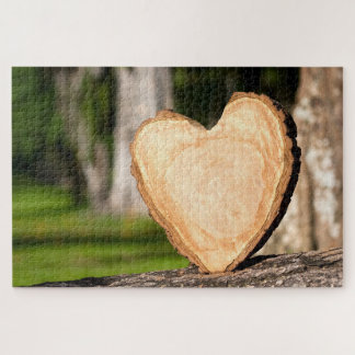 Puzzle coeur en bois