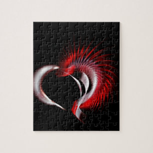 Puzzle Coeur métallique