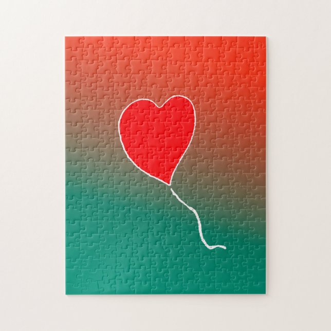 Puzzle Coeur volant (Vertical)