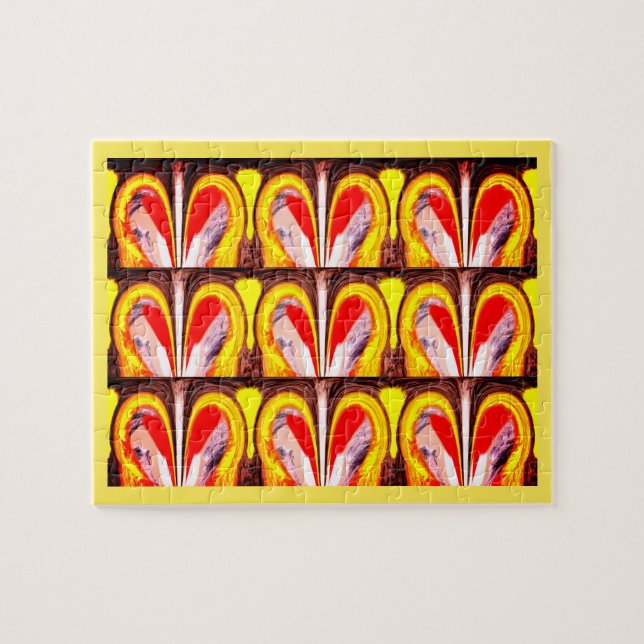 Puzzle Coeurs chanceux (Horizontal)