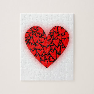 Puzzle Coeurs d'amour