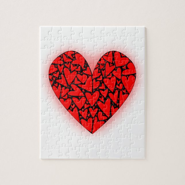 Puzzle Coeurs d'amour (Vertical)