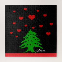 Coeurs du Liban & drapeau libanais mode / Amour