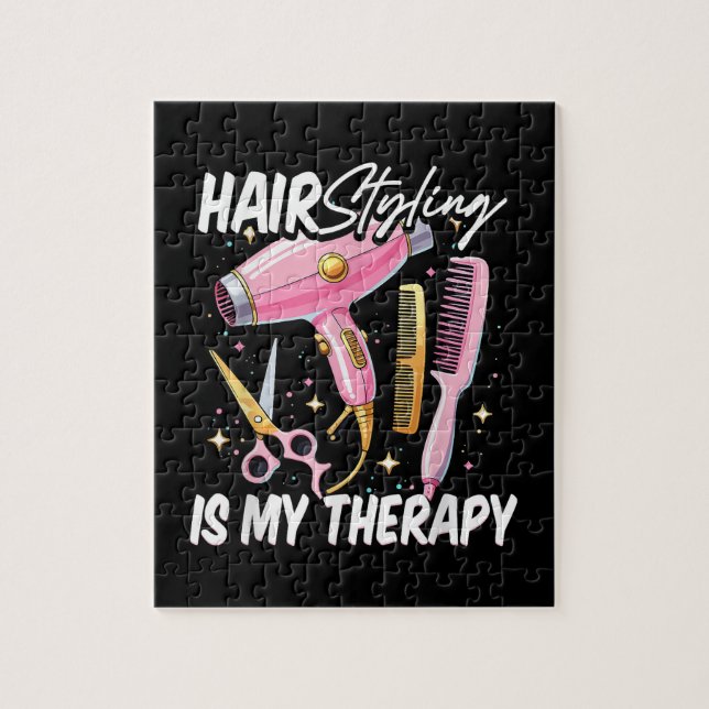 Puzzle Coiffeur Est Ma Thérapie (Vertical)