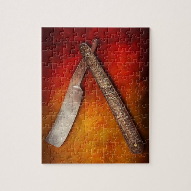Puzzle Coiffeur - rasant - gardez une lèvre supérieure (Vertical)