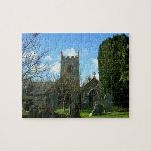 Puzzle Colan Church Près De Newquay Cornwall Angleterre