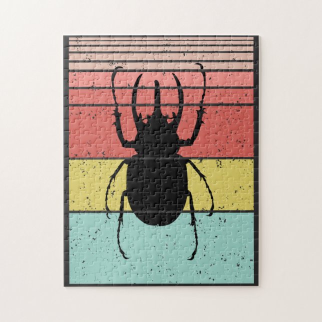 PUZZLE COLÉOPTÈRE INSECTE VINTAGE (Vertical)