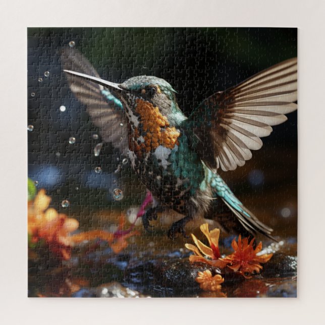Puzzle Colibri en plein vol (Vertical)