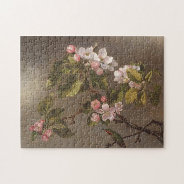 Puzzle Colibri et fleurs d'Apple (Horizontal)