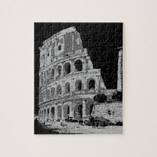 Puzzle Colisée noire et blanche