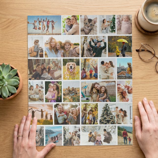 Puzzle Collage de 28 photos personnalisé (Créateur téléchargé)