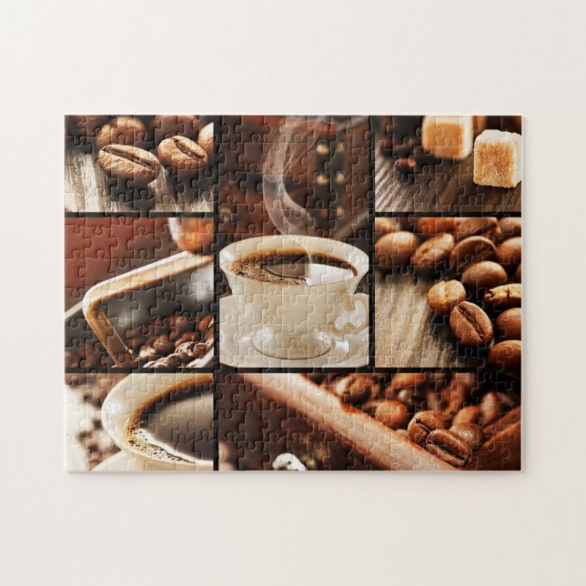 Puzzle Collage de café (Horizontal)