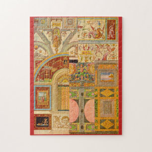 Puzzle collage de motifs italiens baroques