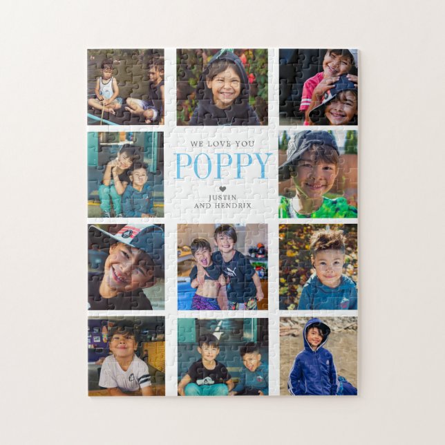 Puzzle Collage de photos carrées modernes pour Instagram  (Vertical)