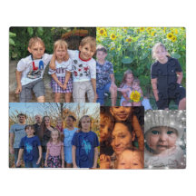 Collage de photos de famille