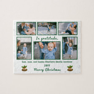 Puzzle Collage de photos de famille 6 Images Blanc Person