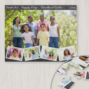Puzzle Collage de photos de famille avec bande de photos