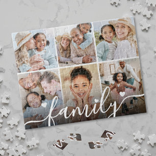 Puzzle Collage de photos de famille personnalisé