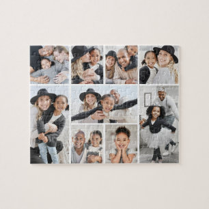 Puzzle Collage de photos de famille personnalisé simple