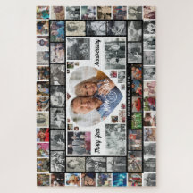 Collage de photos de famille pour les 30 ans de ma