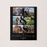 Puzzle Collage de photos en couple Cadeaux de devis perso<br><div class="desc">Collage de photos en couple Cadeaux de devis personnalisés</div>