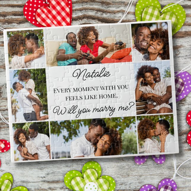 Puzzle Collage de photos personnalisé 8 Vous voulez me po (Créateur téléchargé)