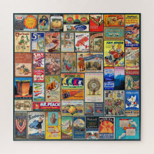 Puzzle COLLAGE DE PUBLICITÉ vintage, EMBALLÉ !