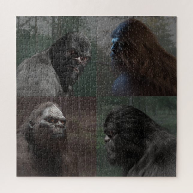 PUZZLE COLLAGE DE SASQUATCH DE BIGFOOT (Vertical)