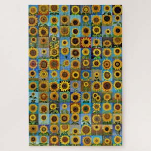Puzzle Collage des tournesols