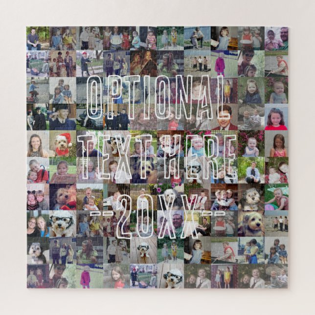 Puzzle Collage photo 100 - Niveau Difficile Photo personn (Vertical)