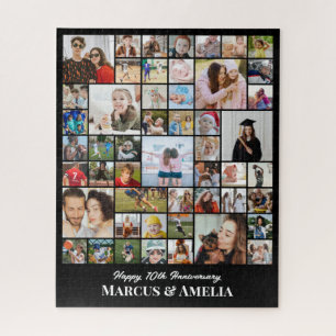 Puzzle Collage Photo 50 Photos 8x10 16x20 Couple Marié