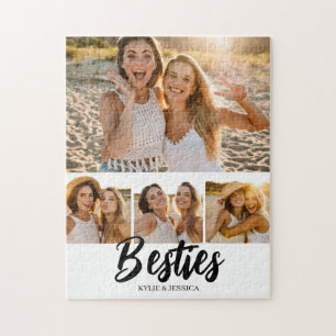 Puzzle Collage photo Besties Personnalisé