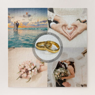 Puzzle Collage photo de l'anniversaire du couple de jeune