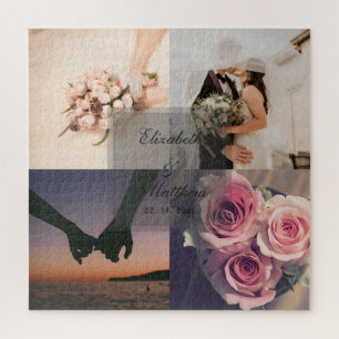 Puzzle Collage photo de l'épouse et de la chambre d'anniv