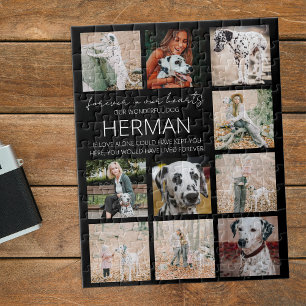 Puzzle Collage photo de mémorial d'animal moderne