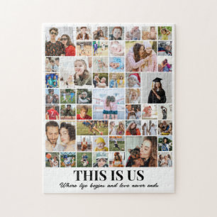 Puzzle Collage photo des meilleures amies 50 photos 28x36