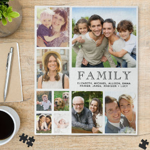 Puzzle Collage photo famille 9