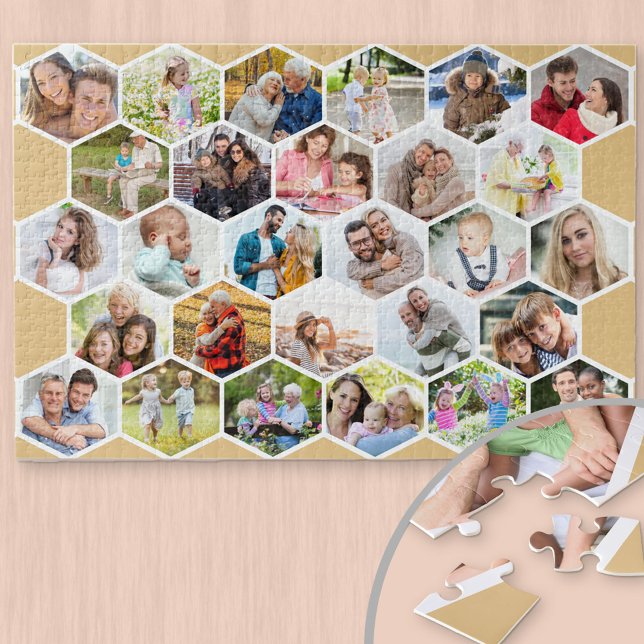 Puzzle Collage photo Honeypeb Photo personnalisée 1000 pi (Créateur téléchargé)