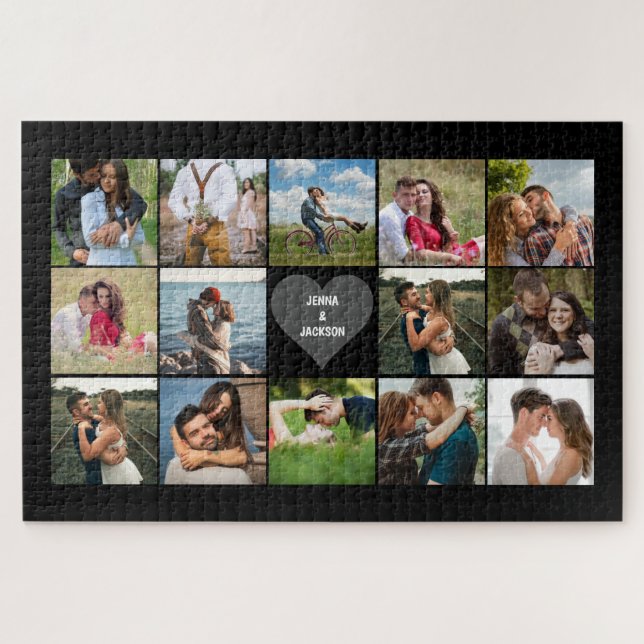 Puzzle Collage photo mariage (Horizontal)