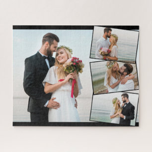 Puzzle Collage photo Mariage avec le montage photo ZigZag