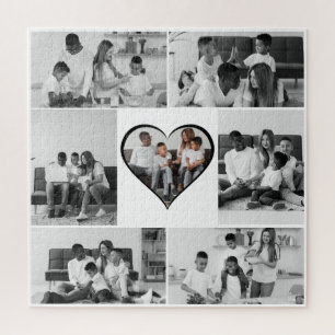 Puzzle Collage photo noir et blanc 7