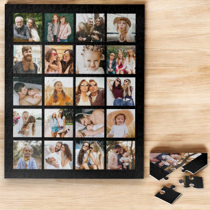 Puzzle Collage photo simple 20 photo personnalisée