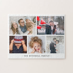 Puzzle Collage photo simple et moderne pour la famille