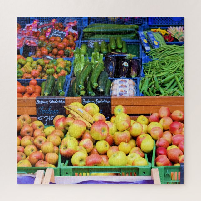 Puzzle Collecte du marché agricole - 20x20 - 676 pcs. (Vertical)