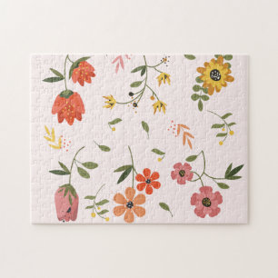 Puzzle collection de fleurs