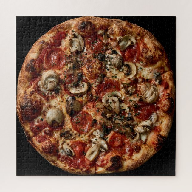 Puzzle Collection de pizzas gastronomiques (Vertical)